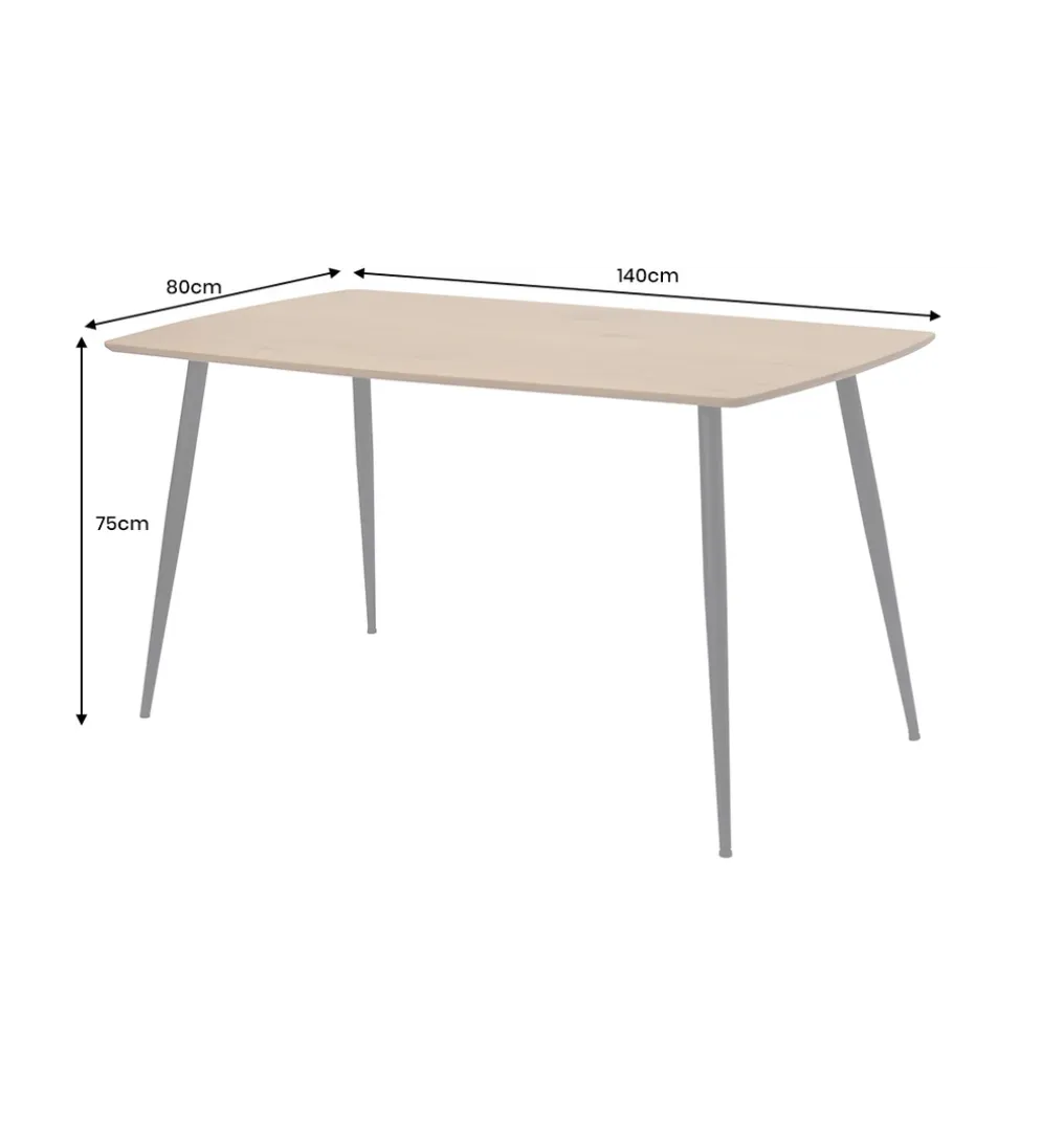 Stół APARTMENT 140 cm naturalny
