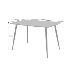 Stół APARTMENT 120 cm szary