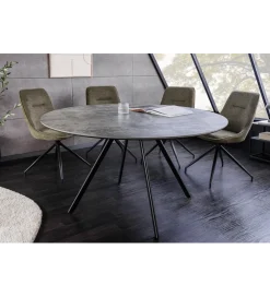 Stół ATELIER 120 cm kolor naturalnego kamienia szary