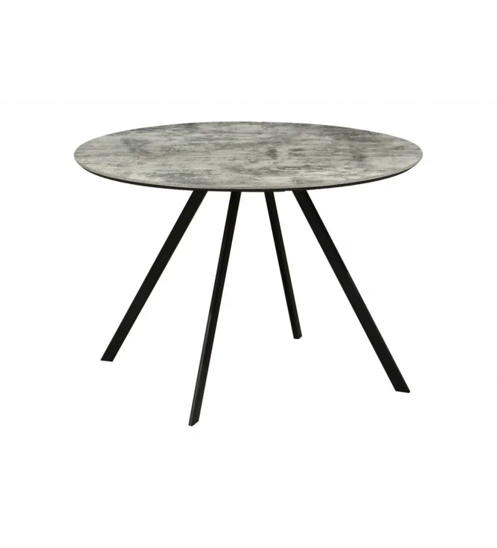 Stół ATELIER 100 cm kolor naturalnego kamienia szary