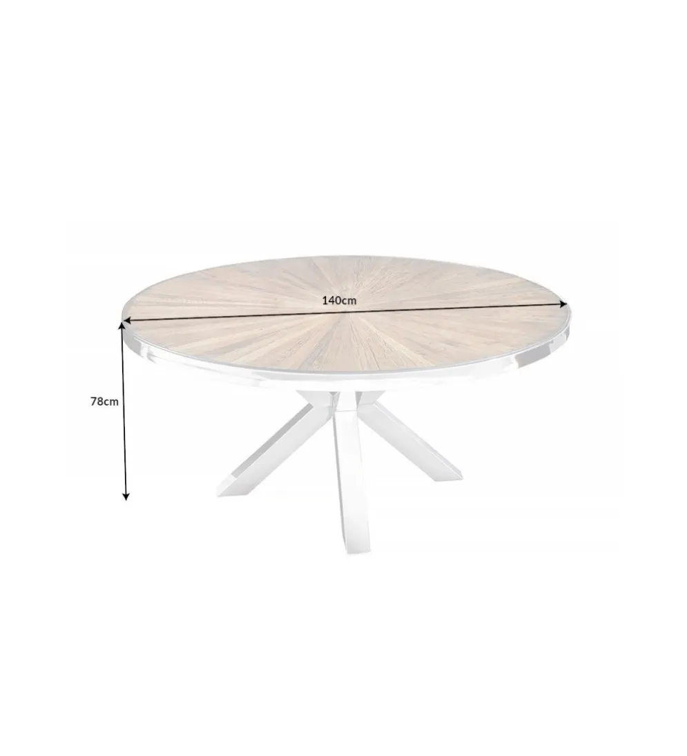 Stół Barracuda 140 cm drewno teak