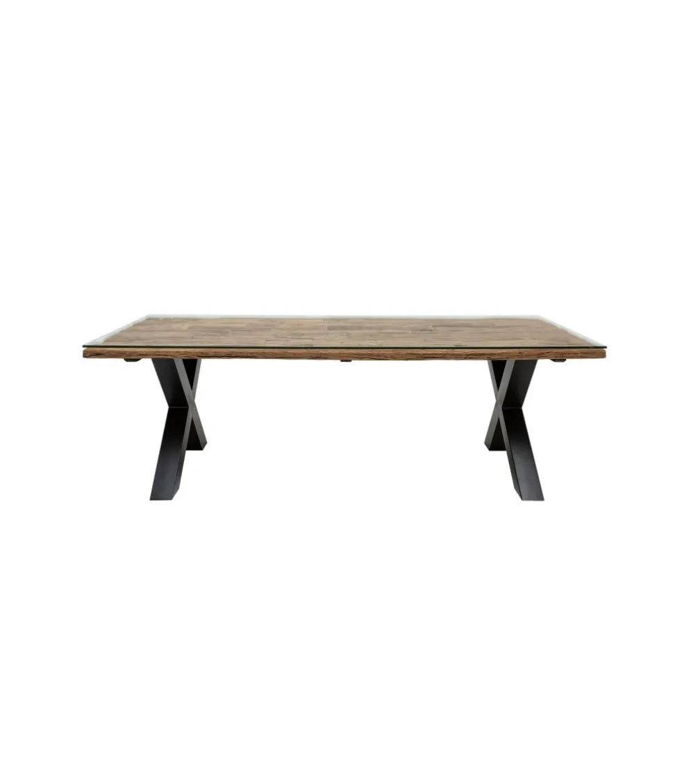 Stół Barracuda X 220 cm drewno teak