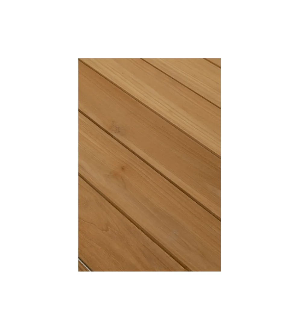 Stół Bella 200 x 90 cm drewno teak naturalny