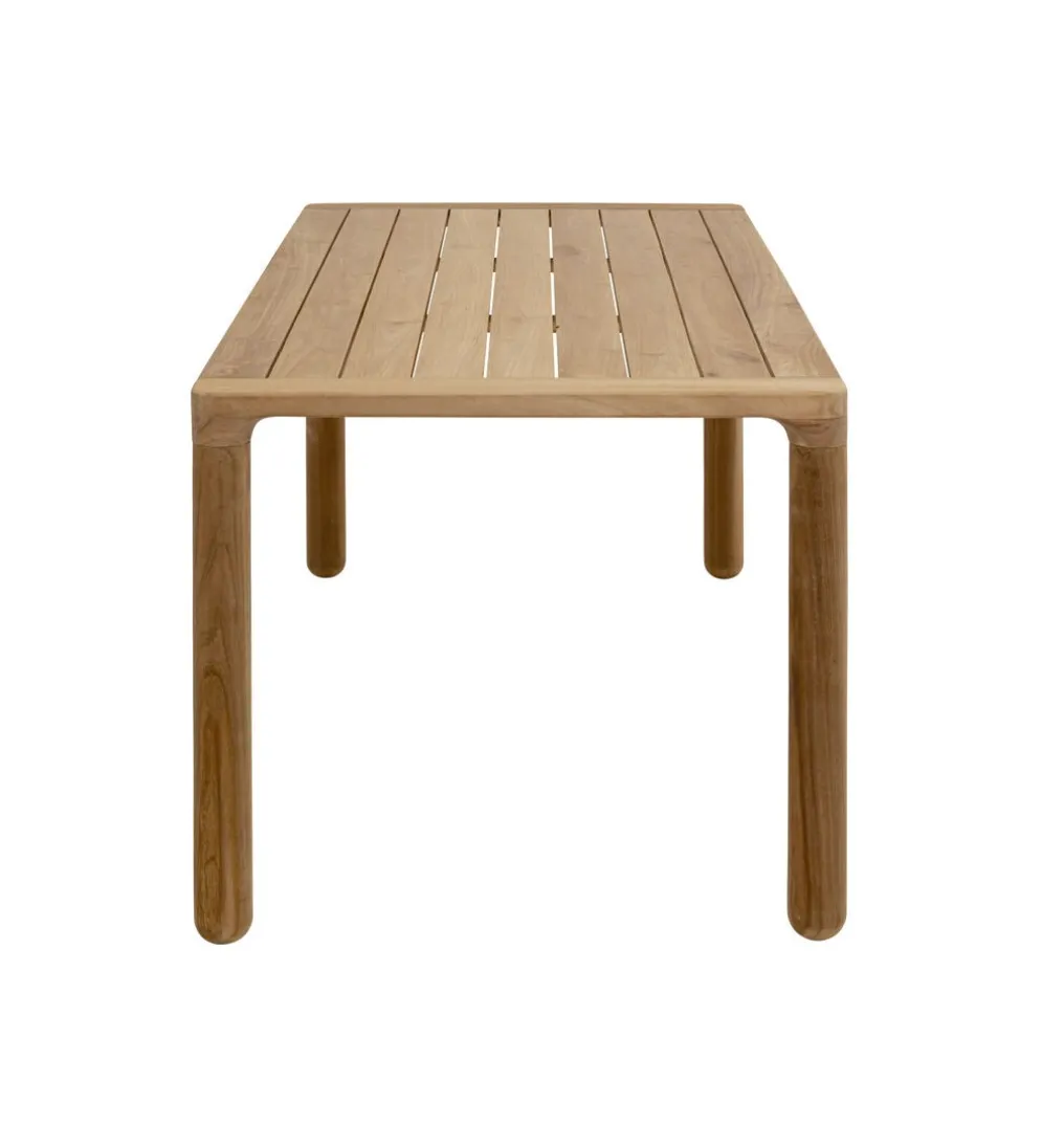 Stół Bella 200 x 90 cm drewno teak naturalny