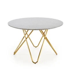 Stół Bonello 120 cm w optyce szarego marmuru