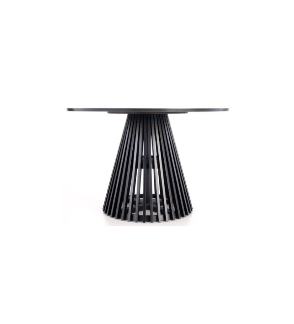 Stół BRODWAY 110 cm w optyce białego marmuru
