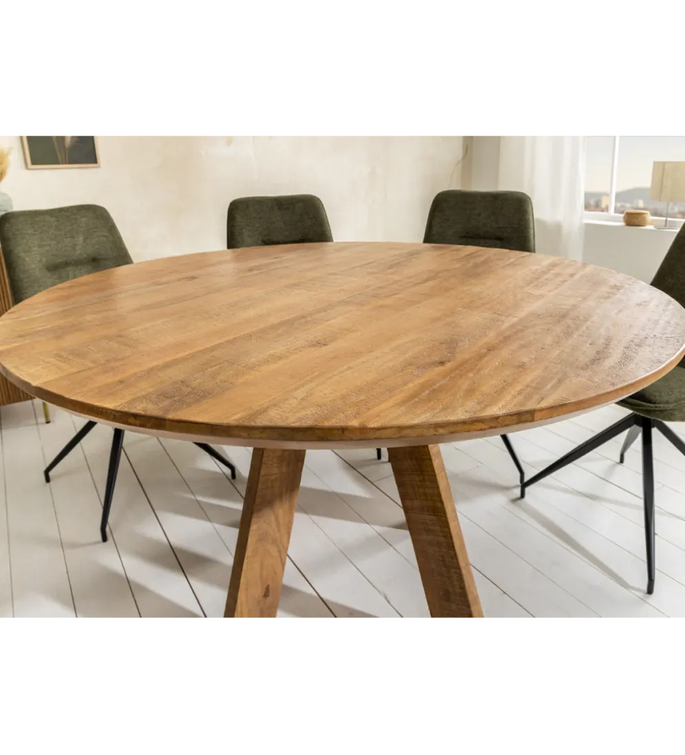 Stół Craft ART WOOD 120 cm drewno mango naturalny