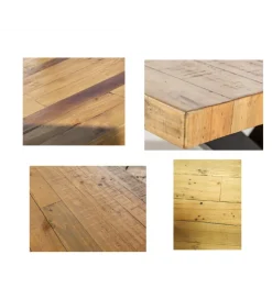 Stół FACTORY 300 cm drewno sosna brąz