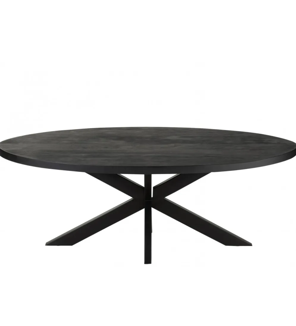 Stół GERARD 210 cm drewno mango czarny