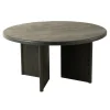 Stół HERAS 150 cm drewno teak czarny