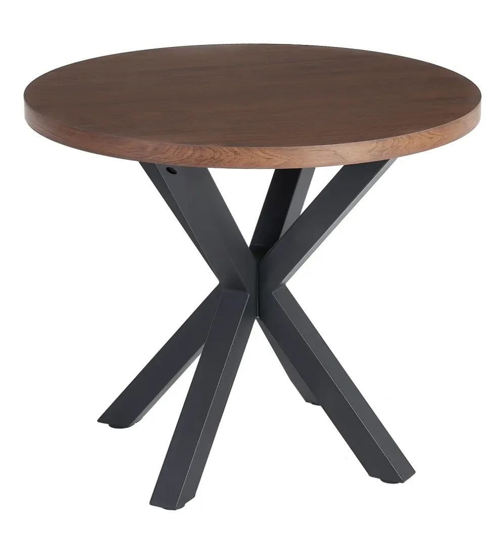 Stół HOPIN 90 cm Brązowy