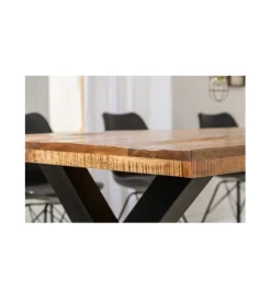 Stół Iron Craft X II 240 cm drewno Mango