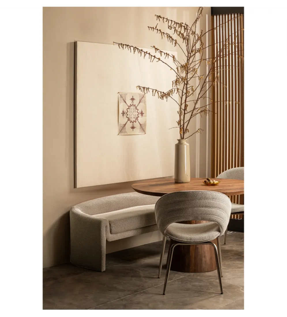 Stół LIMIT 130 cm drewno mango odcień orzecha