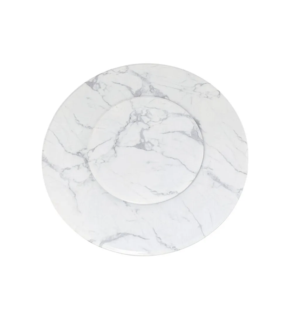 Stół LUCIA 135 cm złoty blat ceramika