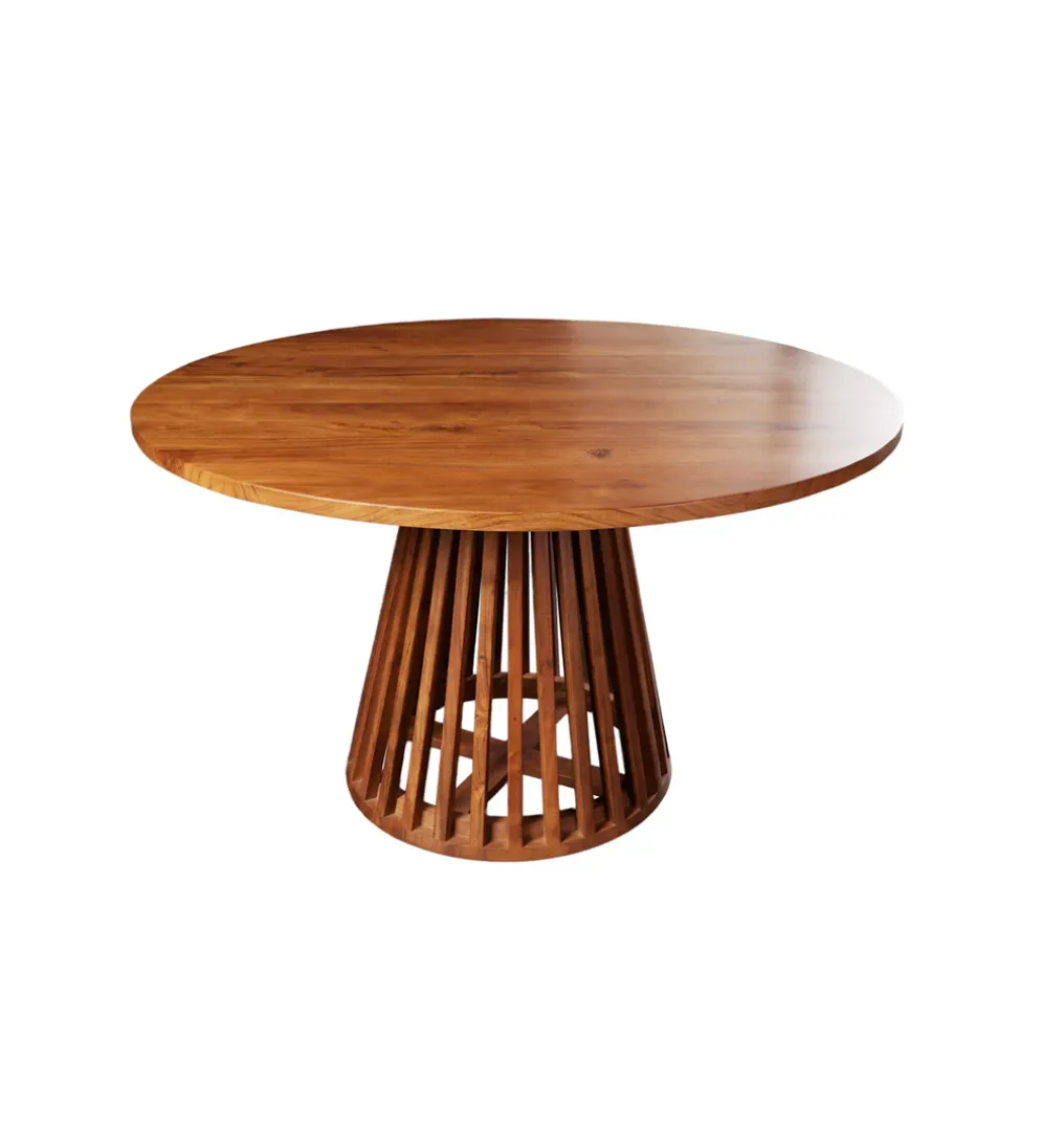 Stół MAISON JADE 120 cm okrągły drewno akacja