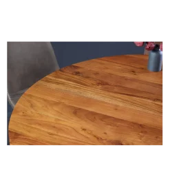 Stół MAISON JADE 120 cm okrągły drewno akacja