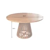 Stół MAISON JADE 140 cm okrągły drewno akacja