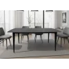 Stół MILANO 160 cm ceramiczny marmur blat antracyt