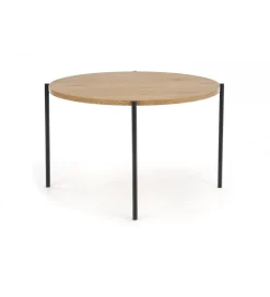 Stół MORGAN 120 cm w kolorze dąb złoty
