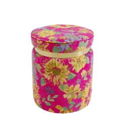 Stołek FLOWER 39 cm różowy