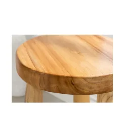 Stołek GUERRO 30 cm drewno teak