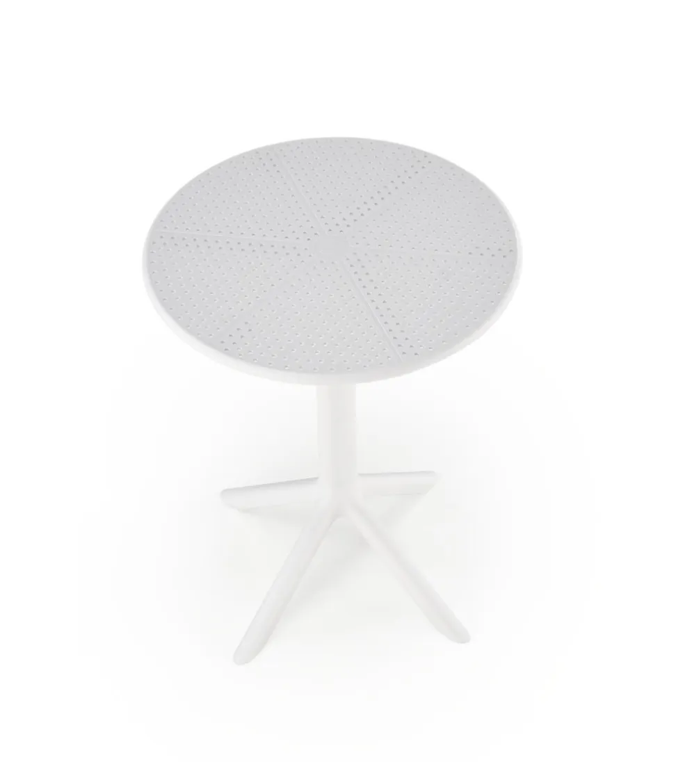 Stół ogrodowy CALVO 72 cm biały