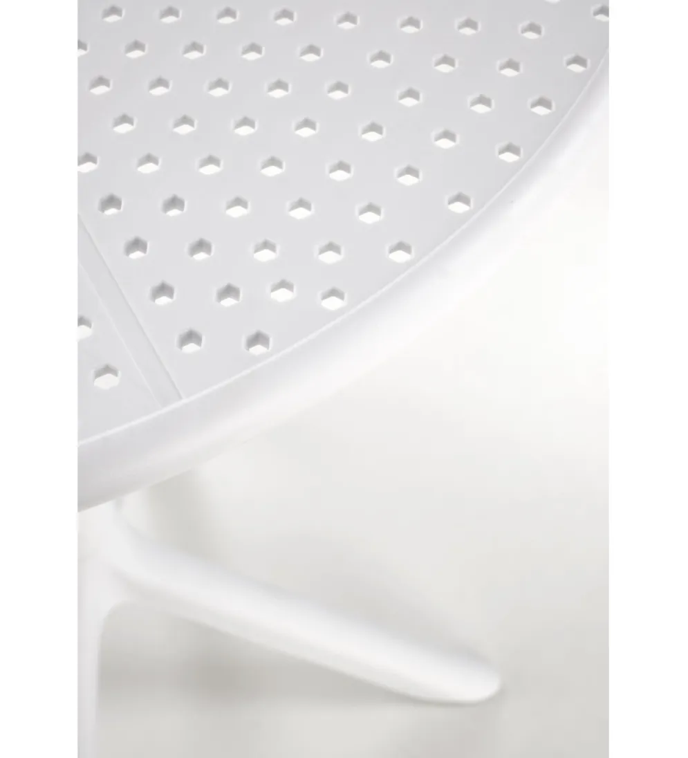 Stół ogrodowy CALVO 72 cm biały