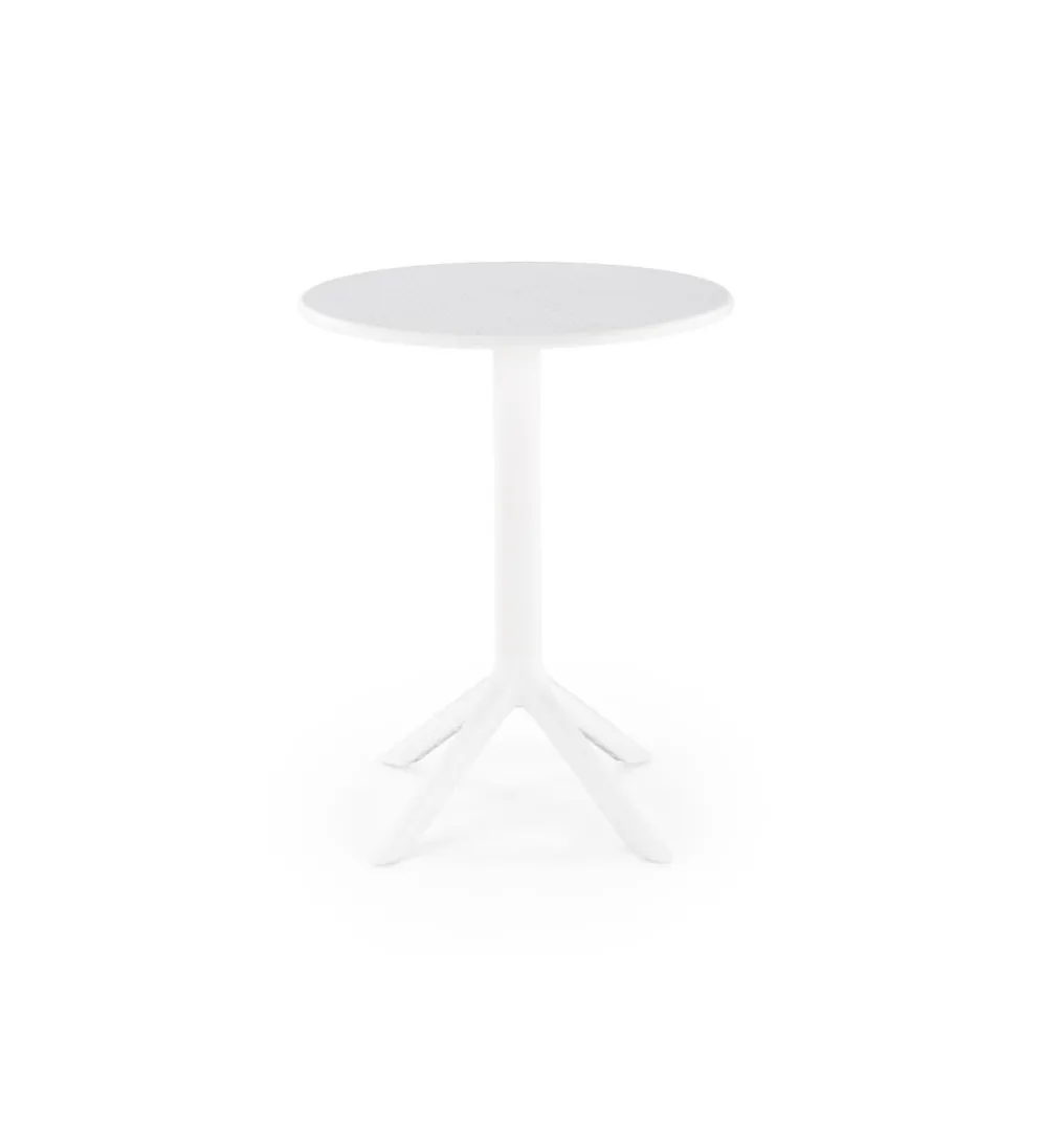 Stół ogrodowy CALVO 72 cm biały