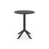 Stół ogrodowy CALVO 72 cm czarny