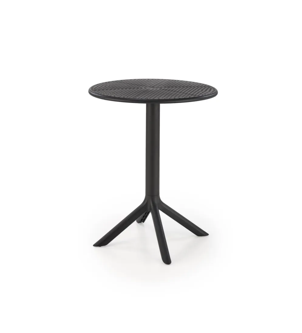 Stół ogrodowy CALVO 72 cm czarny