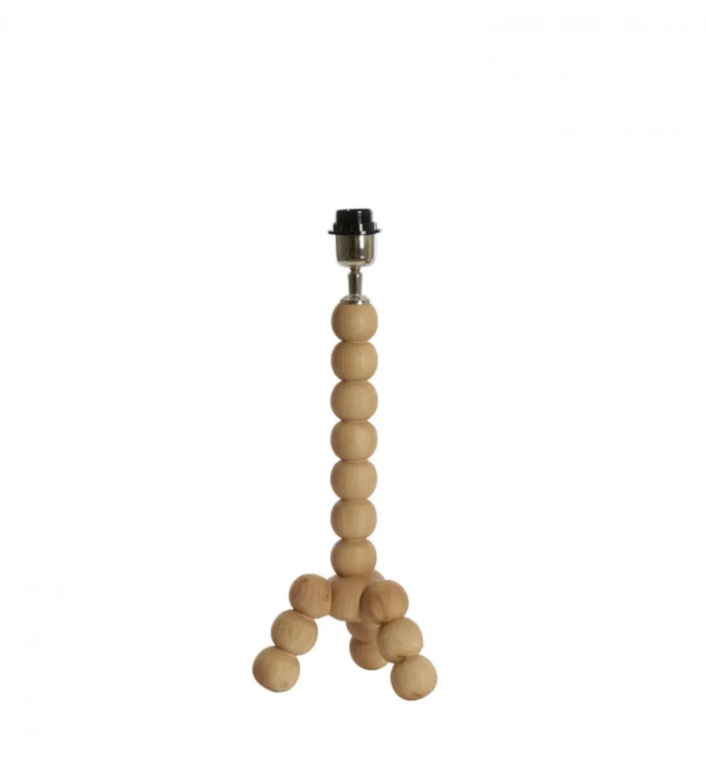 Stojak do lampki nocnej VEGLIO 40 cm drewno mango naturalny