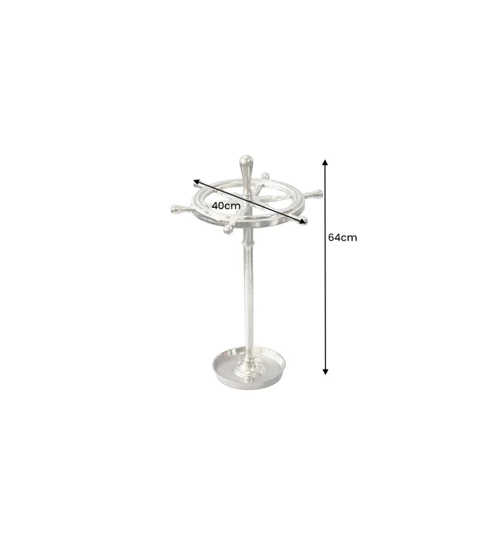 Stojak na parasole SEVEN SEAS 65 cm srebrny