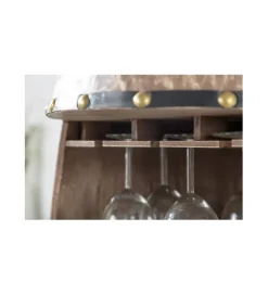 Stojak na wino Chateau 97 cm drewno jodła