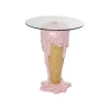 Stolik bistro ICE CREAM 60 cm różowy