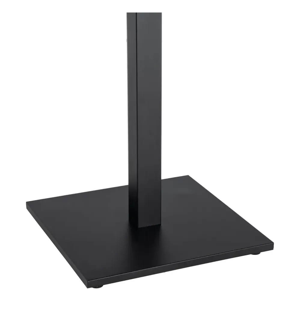 Stolik bistro SINTERED 80 cm efekt marmuru biały