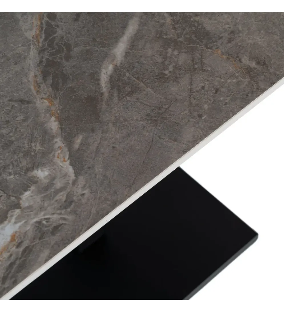 Stolik bistro SINTERED 80 cm efekt marmuru