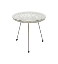 Stolik kawowy ACAPULCO 50 cm mono greige