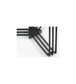 Stolik kawowy ANTICA 80 cm w optyce czarnego marmuru