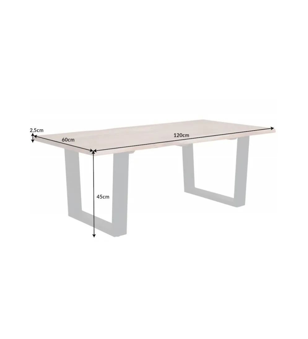 Stolik Kawowy ARKTYKA Maamut 120 Cm drewno Akacja