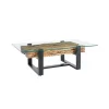Stolik kawowy Barrakuda 130 cm drewno teak