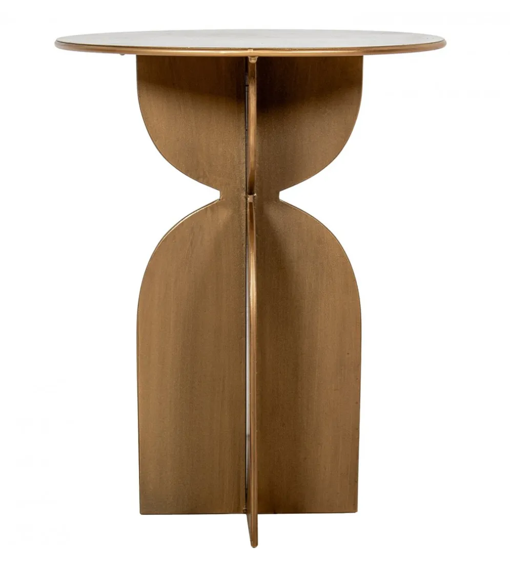Stolik kawowy boczny ANTIQUENO 58 cm naturalny