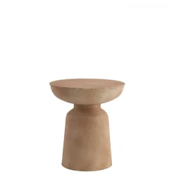Stolik kawowy boczny BENISSA 42 cm beżowy