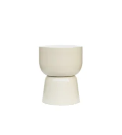 Stolik kawowy boczny BRIX KIAN 46 cm biały