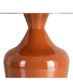 Stolik kawowy boczny CERANKI 47 cm terakkota