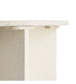 Stolik kawowy boczny DOBEMA 60 cm efekt terrazzo