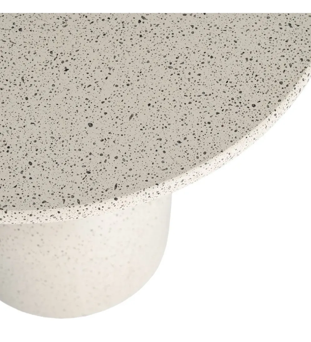 Stolik kawowy boczny EDERAN efekt terrazzo