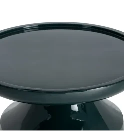 Stolik kawowy boczny ENALE 50 cm zielony