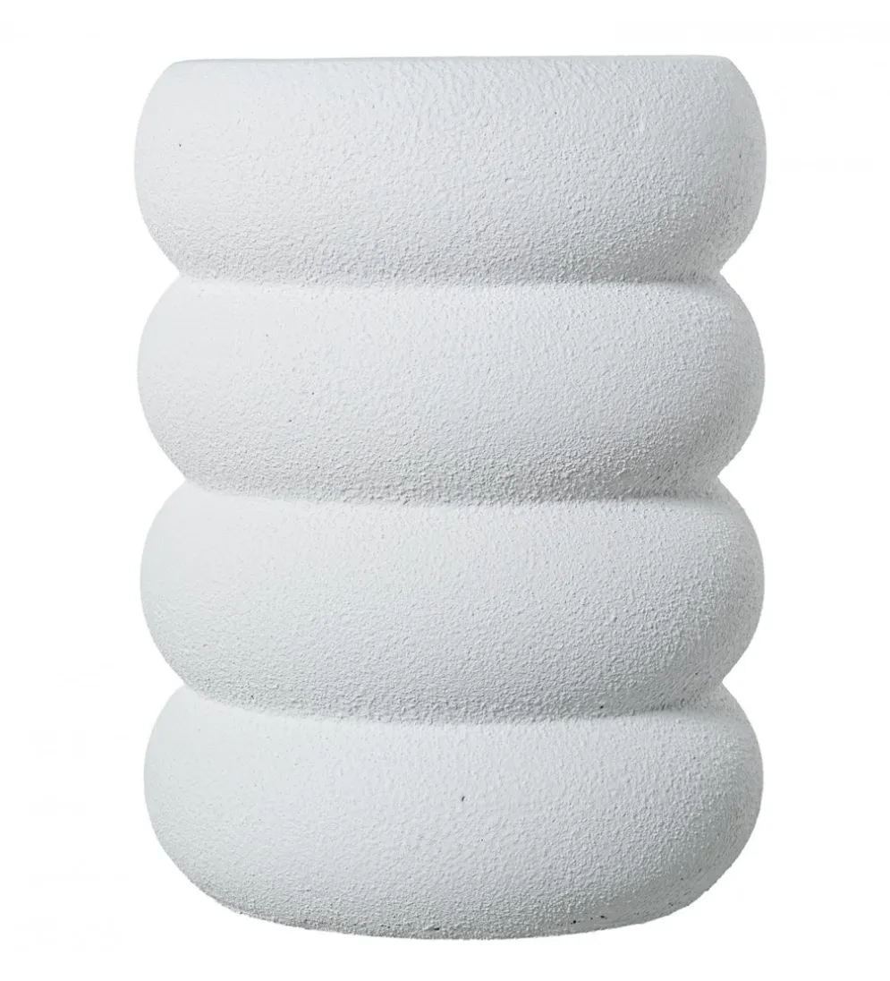 Stolik kawowy boczny FIBEREN 46 cm biały