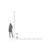 Stolik kawowy boczny GRAZIA CRACK 25 cm