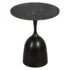 Stolik kawowy boczny KOREMA 58 cm czarny
